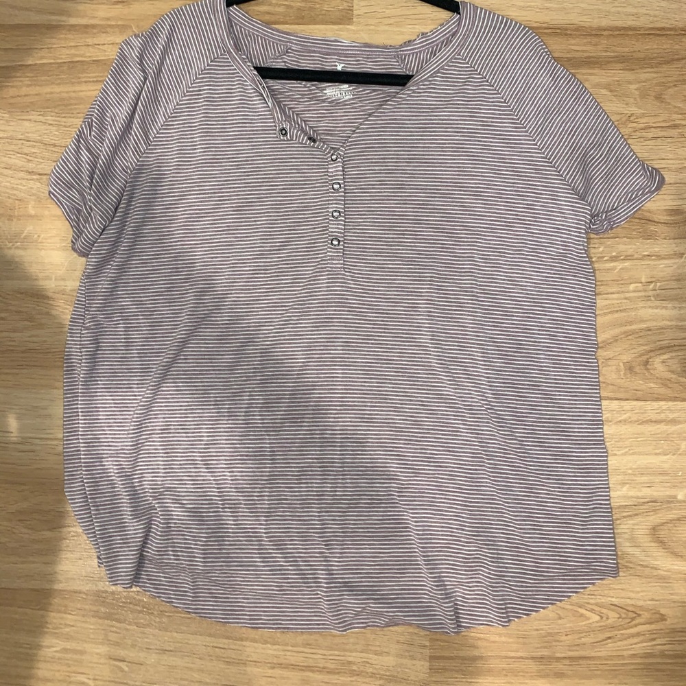 American Eagle Striped Shirt